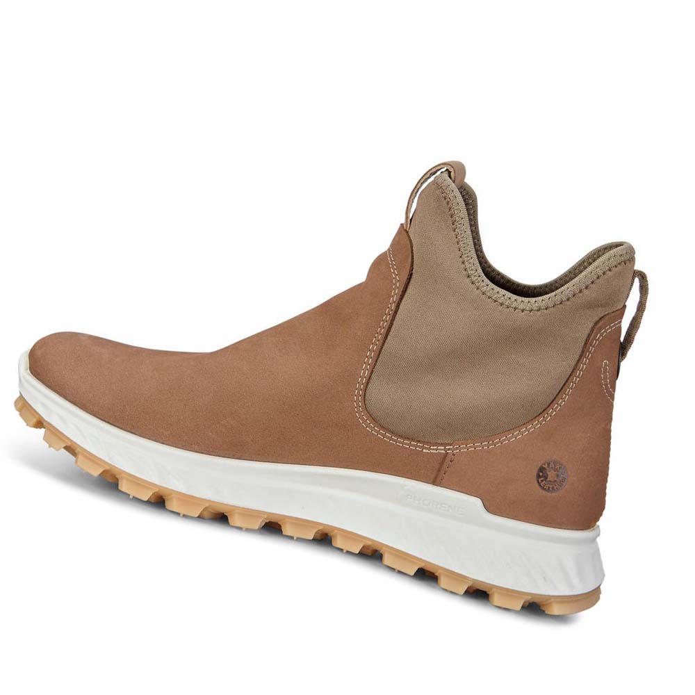 Women's Ecco Exostrike Chelsea Gtx Boots Brown | Canada 11WNB